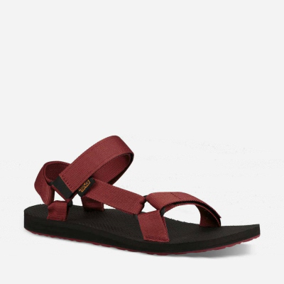 Teva Original Universal - Men's Teva Hiking Sandals - Red / Dark Red | India (IXSE39725)